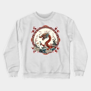 Dragon Festival: Lunar Celebration, Festive Art, and Asian Traditions Crewneck Sweatshirt